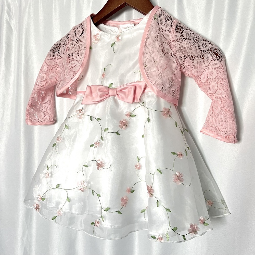 2T Pink Floral Dress